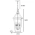 Lampa wisząca czarna loftowa ZURICH P03630BK - Cosmo Light